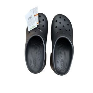 Crocs Siren Clog Platform Heel Black Women Shoes Size M9 W11 208547 001